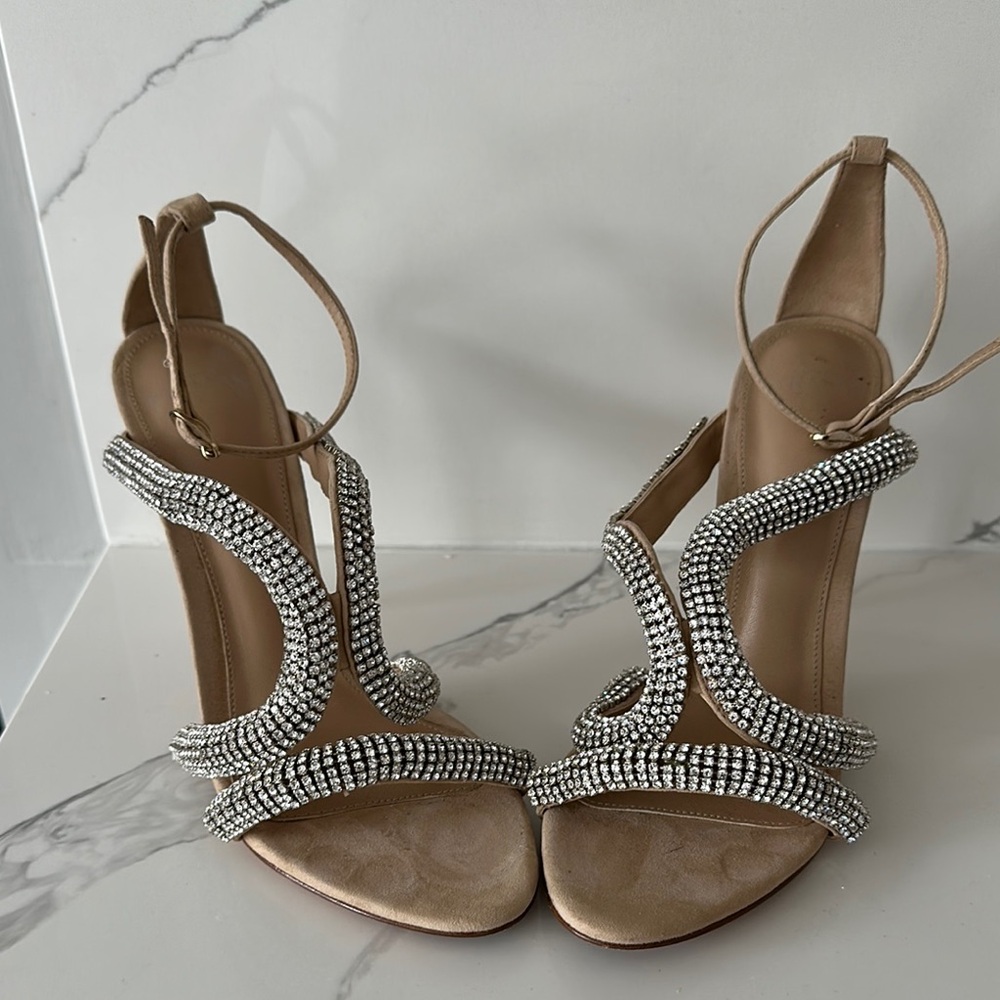 Alexandre Birman Designer Elegant Rhinestone Embe… - image 1